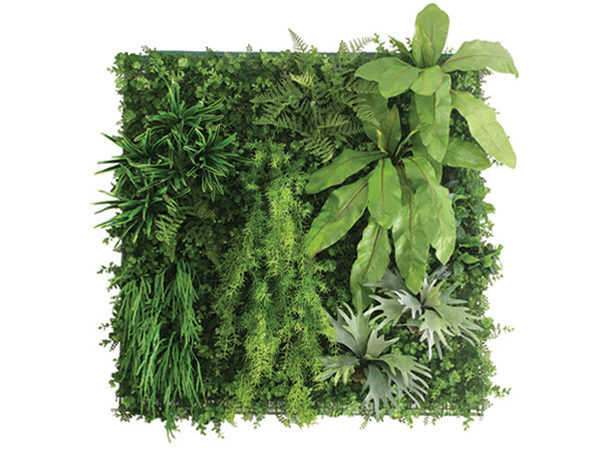 Artificial Vertical Garden square mixed greens