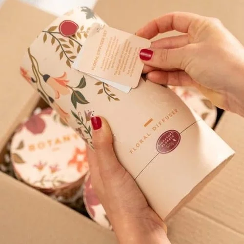 Silk by Design - Floral Diffuser packaging